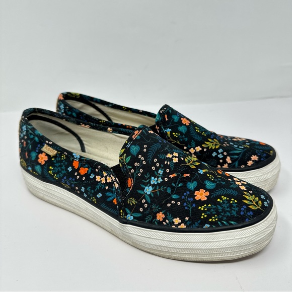 Keds Shoes - Keds Rifle Paper Co Triple Decker Wildwood Slip On Sneakers